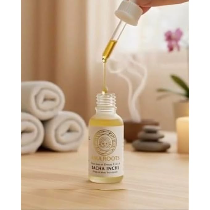 STRBOXONG SACHA INCHI, NOURISHING AND REGENERATING FACE SERUM, 100% PURE AND NATURAL, 30 ML, ALL SKIN TYPES, PERUVIAN ORIGIN - Image 2